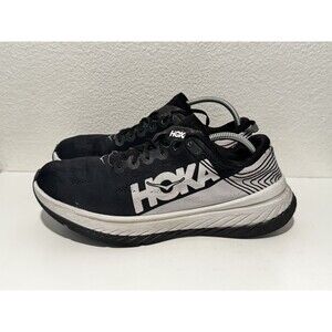 Hoka One Mens Carbon X Running Shoe Size 15 Black/White Sneaker 1102886